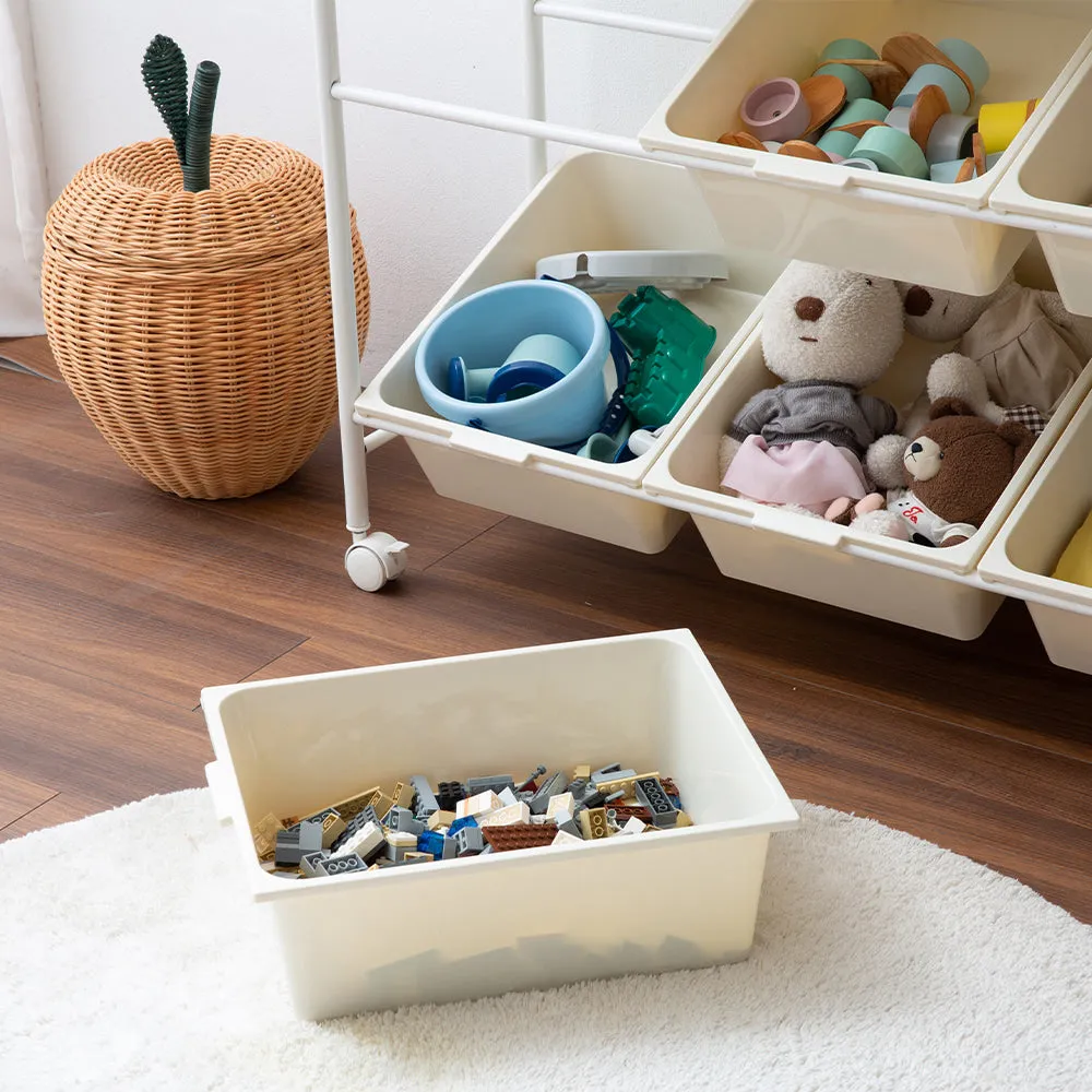트롤리 이동식 오픈 수납함 (3x3) Trolley Open Organizer
