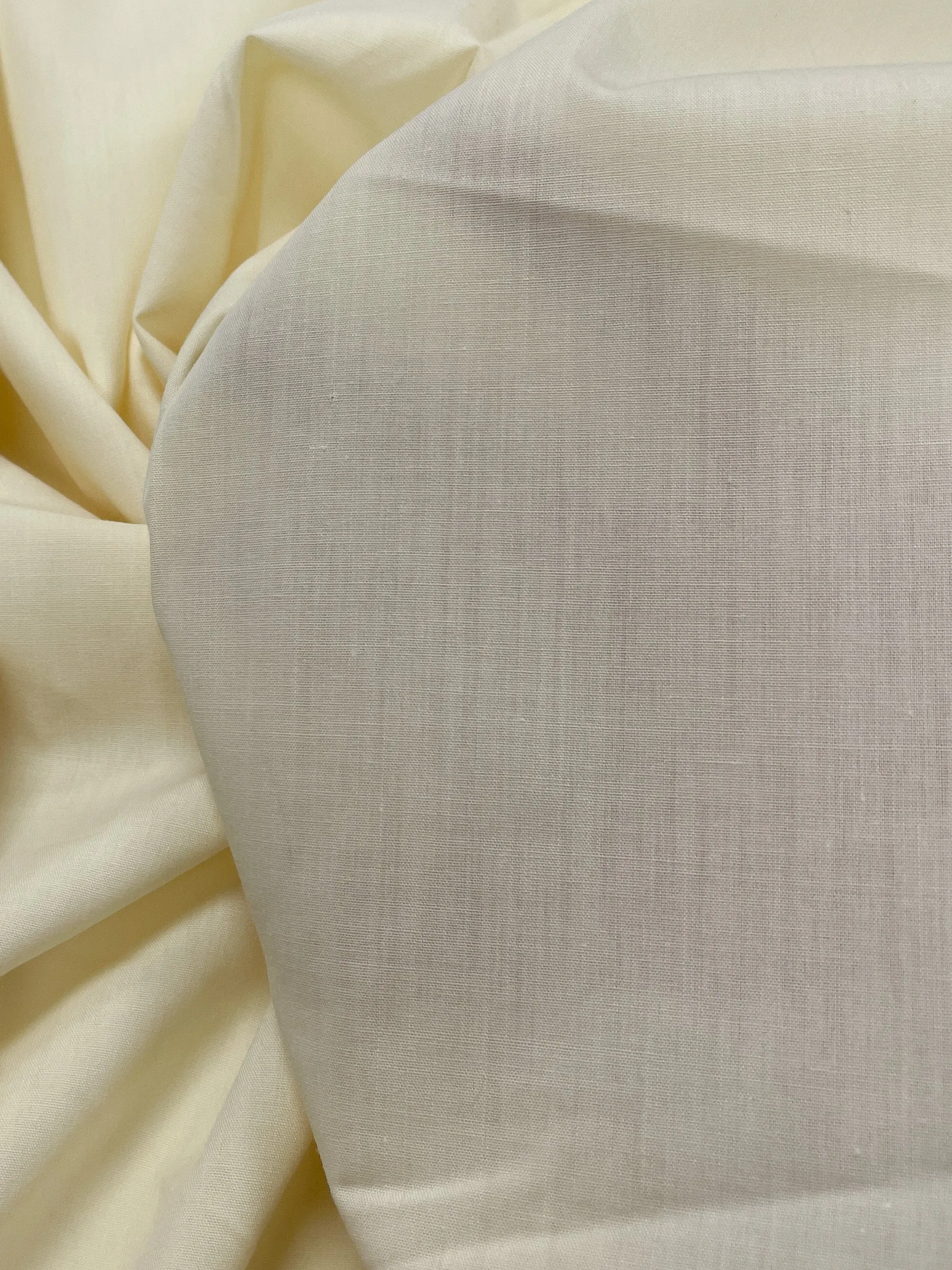 1 3/4 YD Cotton Blend Batiste - Cream