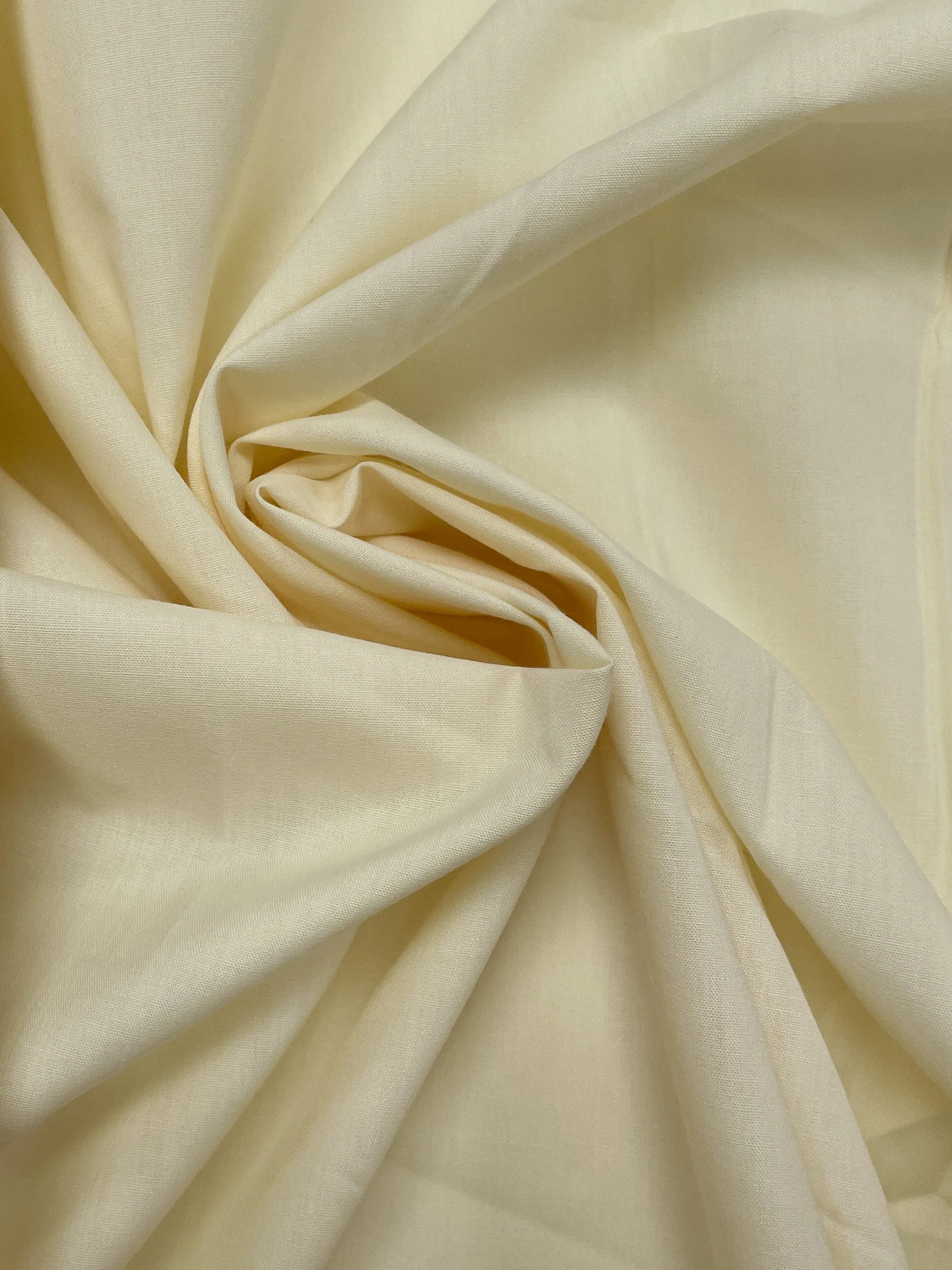 1 3/4 YD Cotton Blend Batiste - Cream