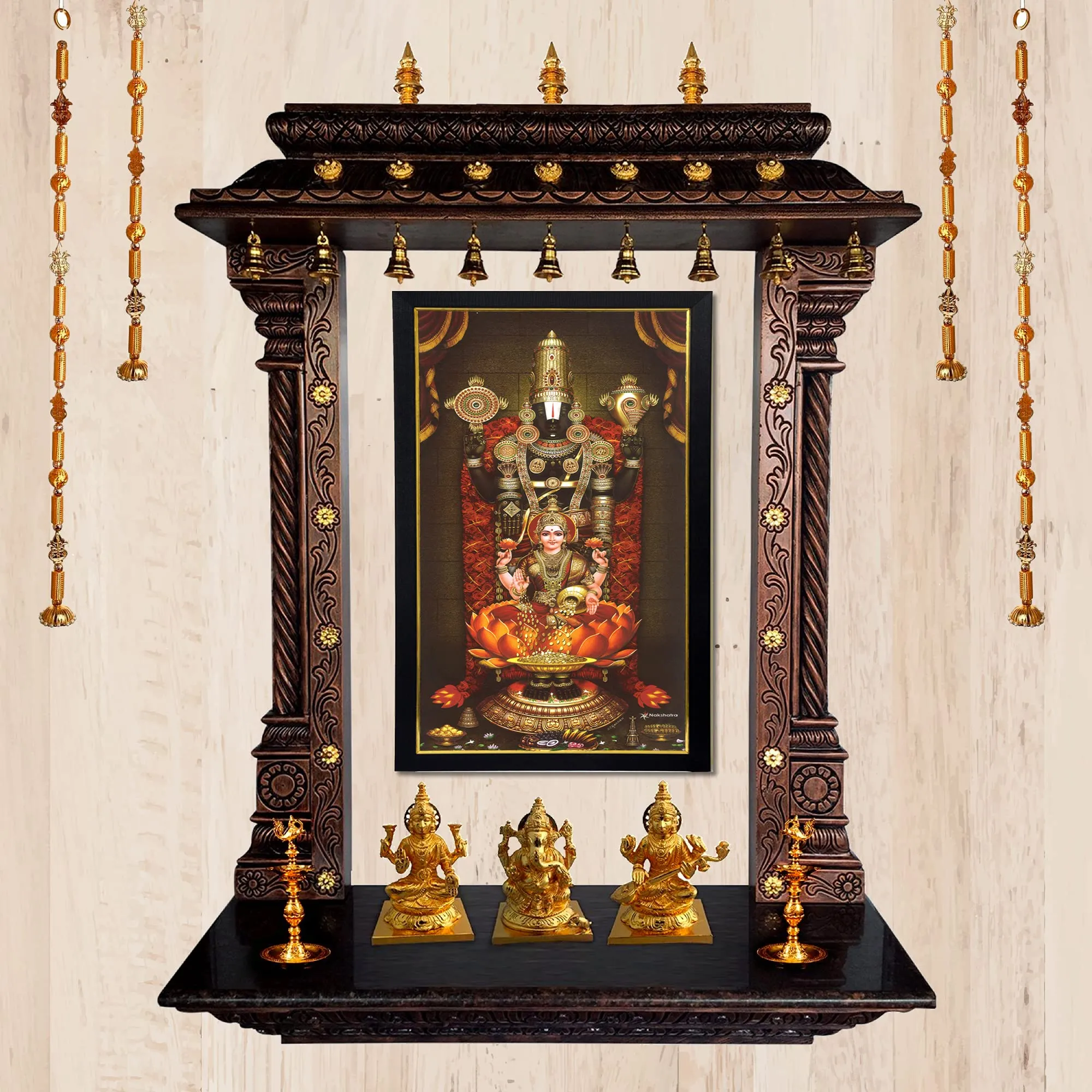 101Temples Lakshmi Hrudhaya Balaji Photo Frame…