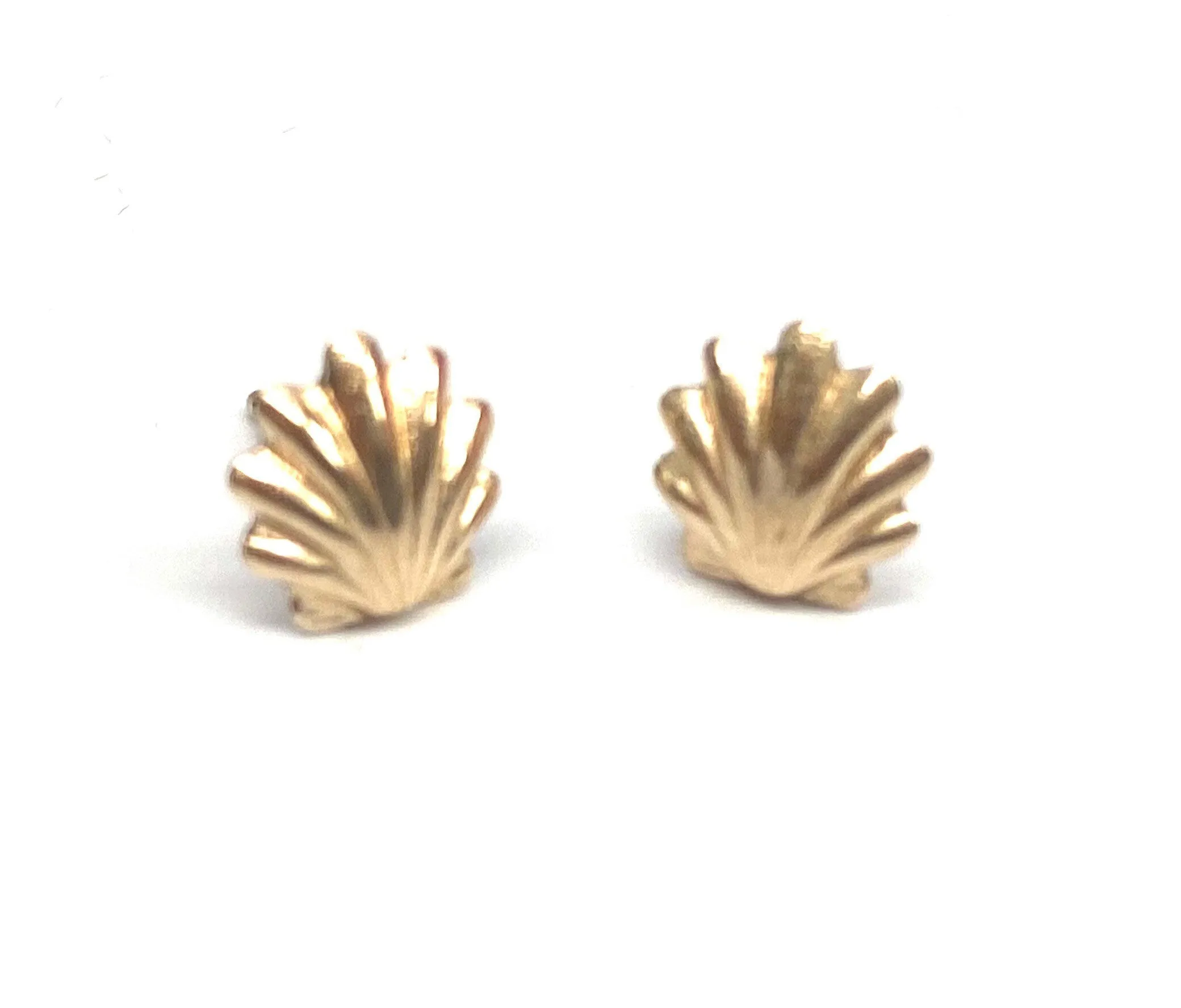 14KGF SeaShells studs, 14K Gold Filled, 14K Gold Fill, 14K Gold