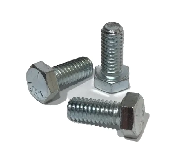 1" Coarse Thread Grade 5 Hex Cap Screws Zinc/Plain Bolts