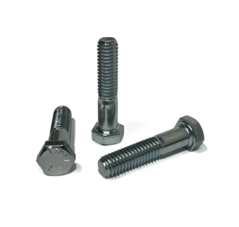 1" Coarse Thread Grade 5 Hex Cap Screws Zinc/Plain Bolts