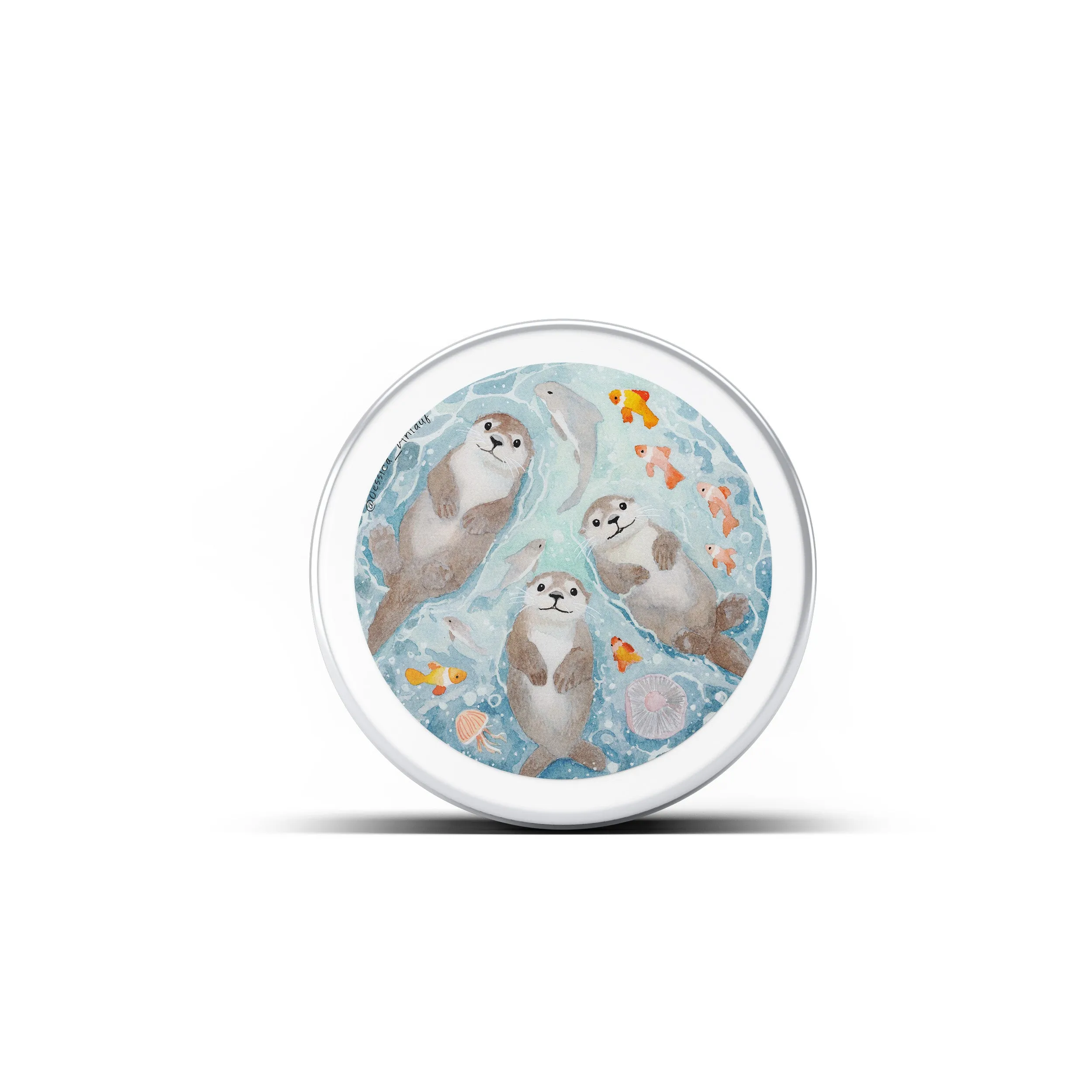 2" Round Stickers (set of 40) in an Organizer Tin