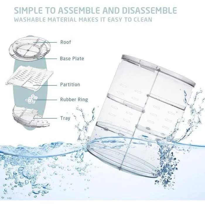 360 Degree Rotation Makeup Organizer/cosmetic Storage Box