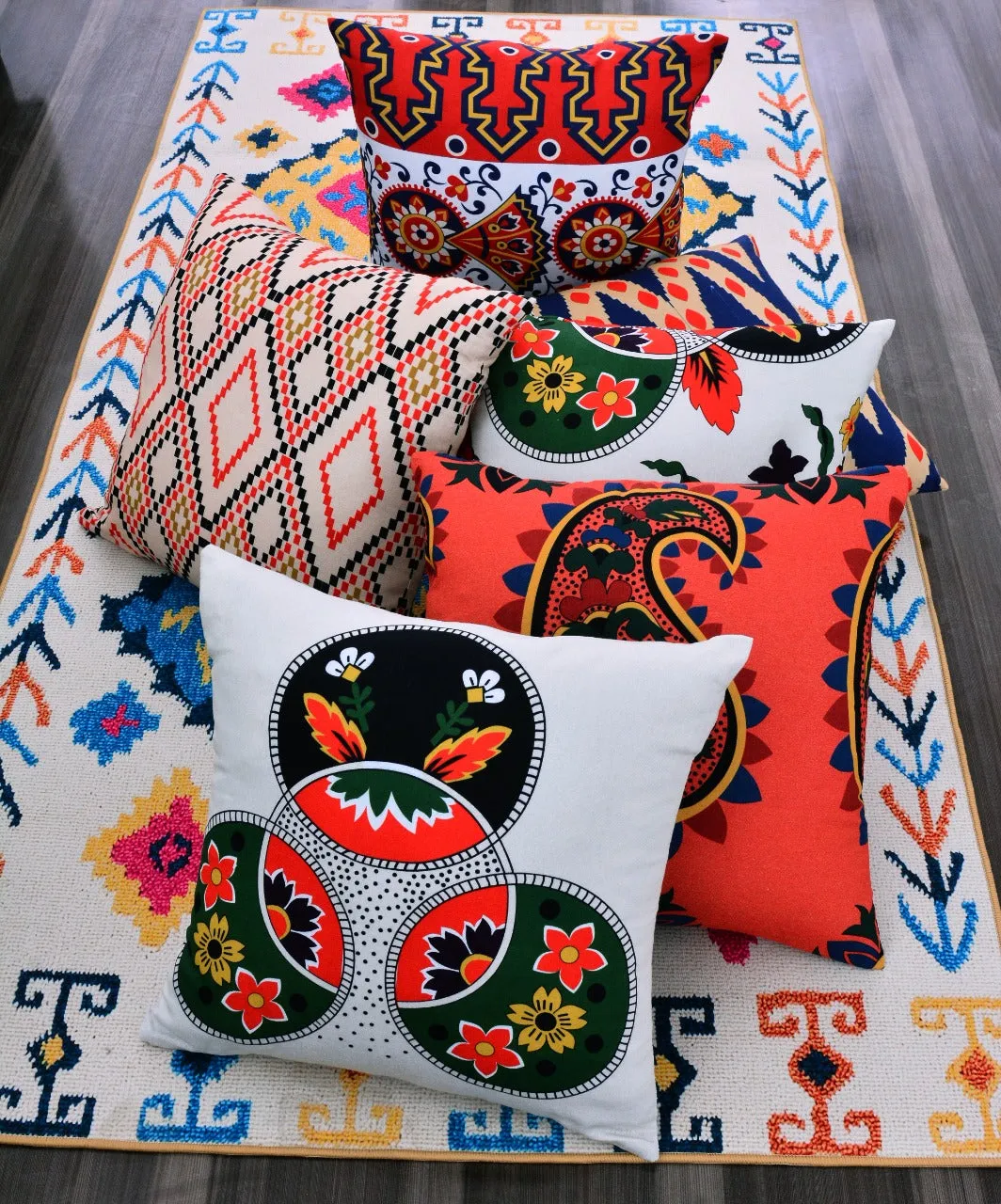 6 PCs Digital Printed Duck Cushions-Moosie