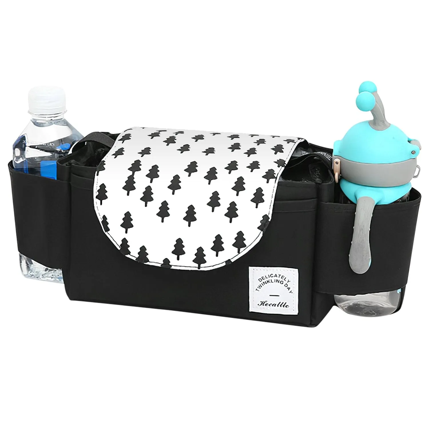 6-Pockets Baby Trolley Bag with Cup Holder
