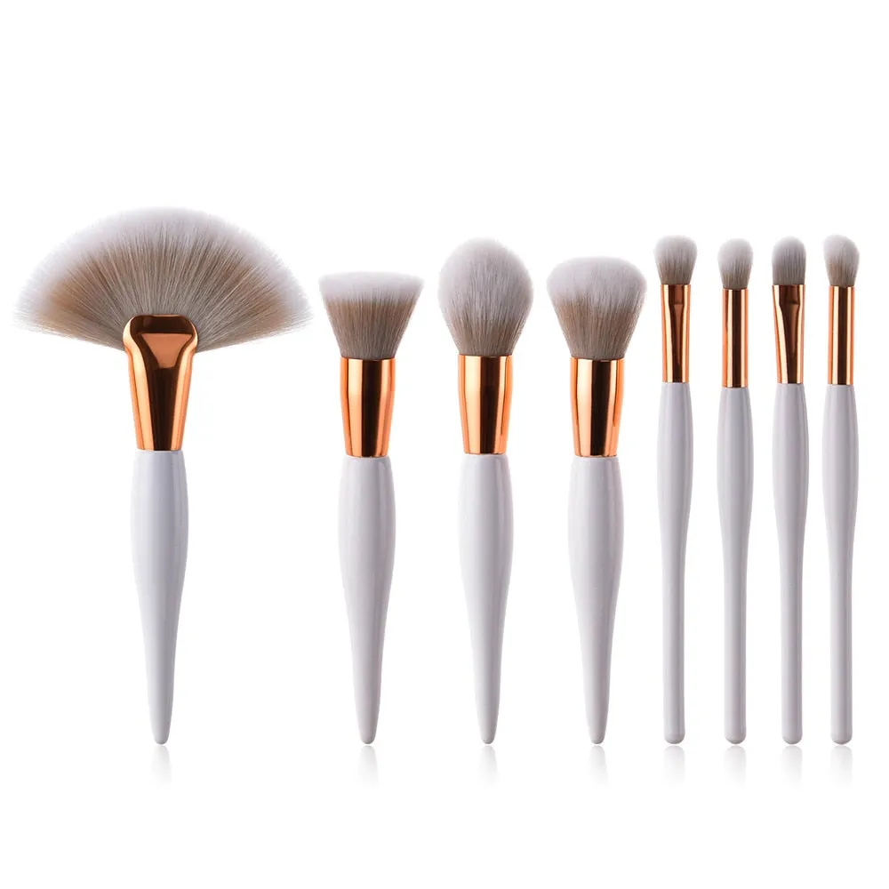 8 pcs Professional Makeup Brushe Set