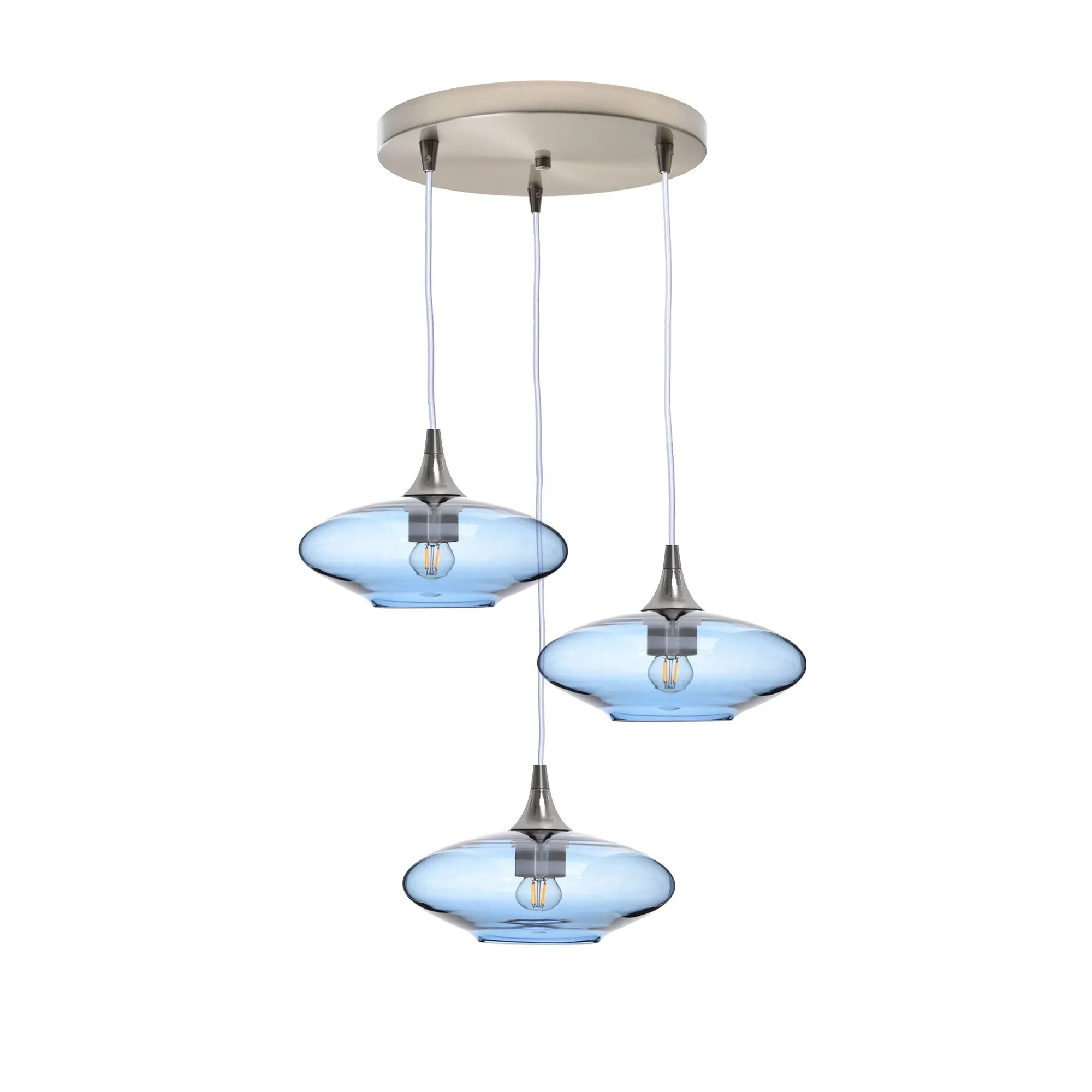951 Lucent: 3 Pendant Cascade Chandelier
