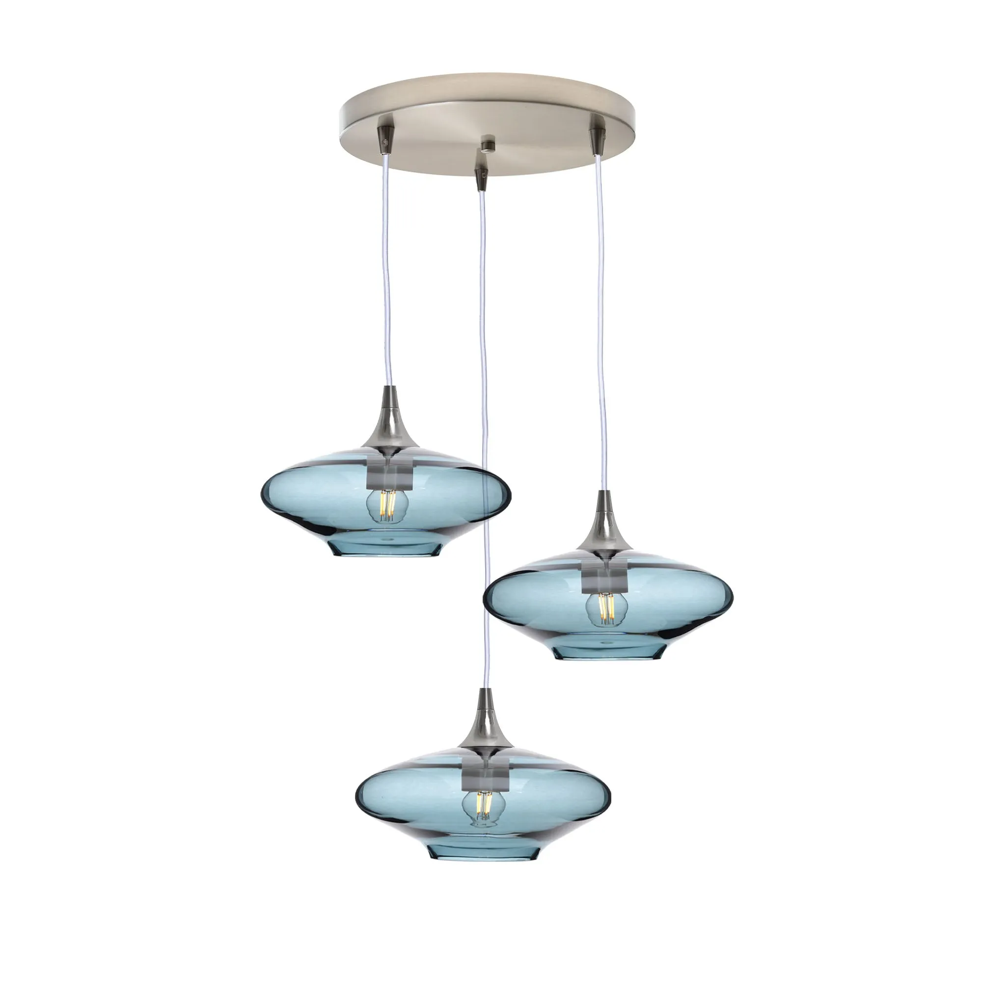 951 Lucent: 3 Pendant Cascade Chandelier