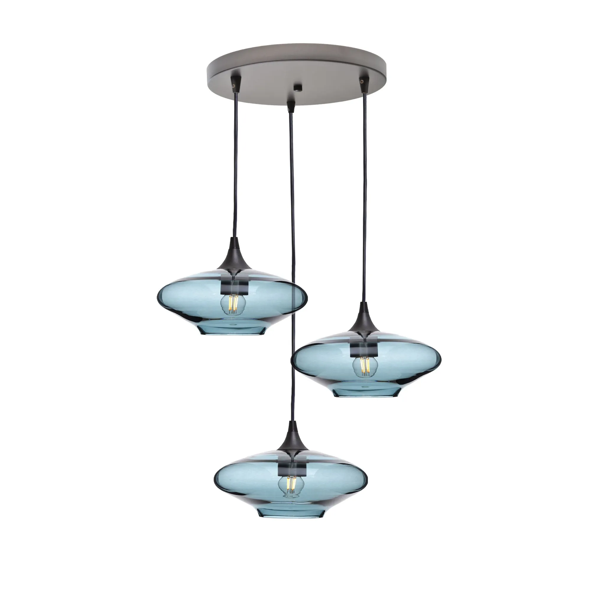 951 Lucent: 3 Pendant Cascade Chandelier
