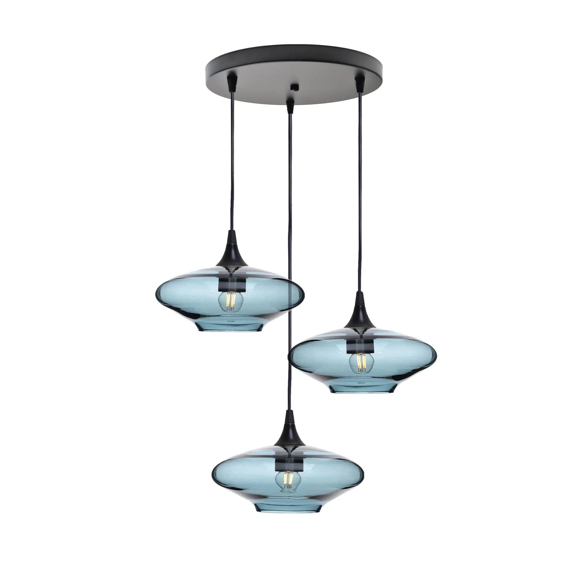 951 Lucent: 3 Pendant Cascade Chandelier