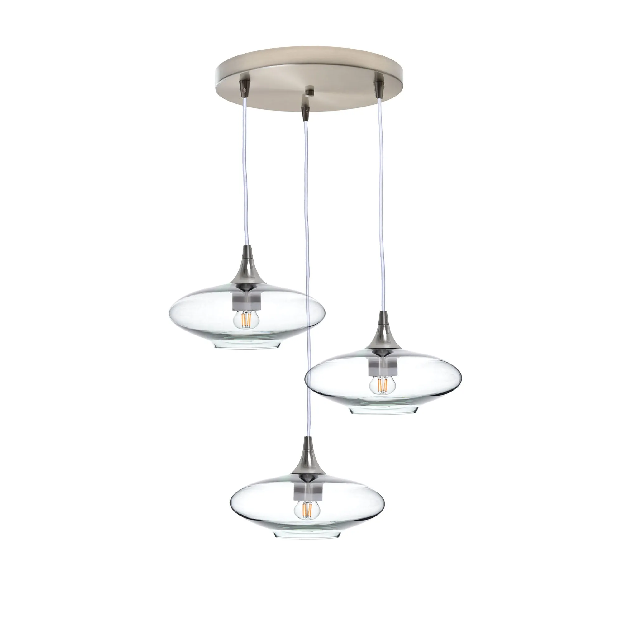 951 Lucent: 3 Pendant Cascade Chandelier