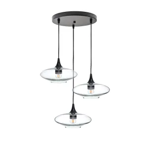 951 Lucent: 3 Pendant Cascade Chandelier