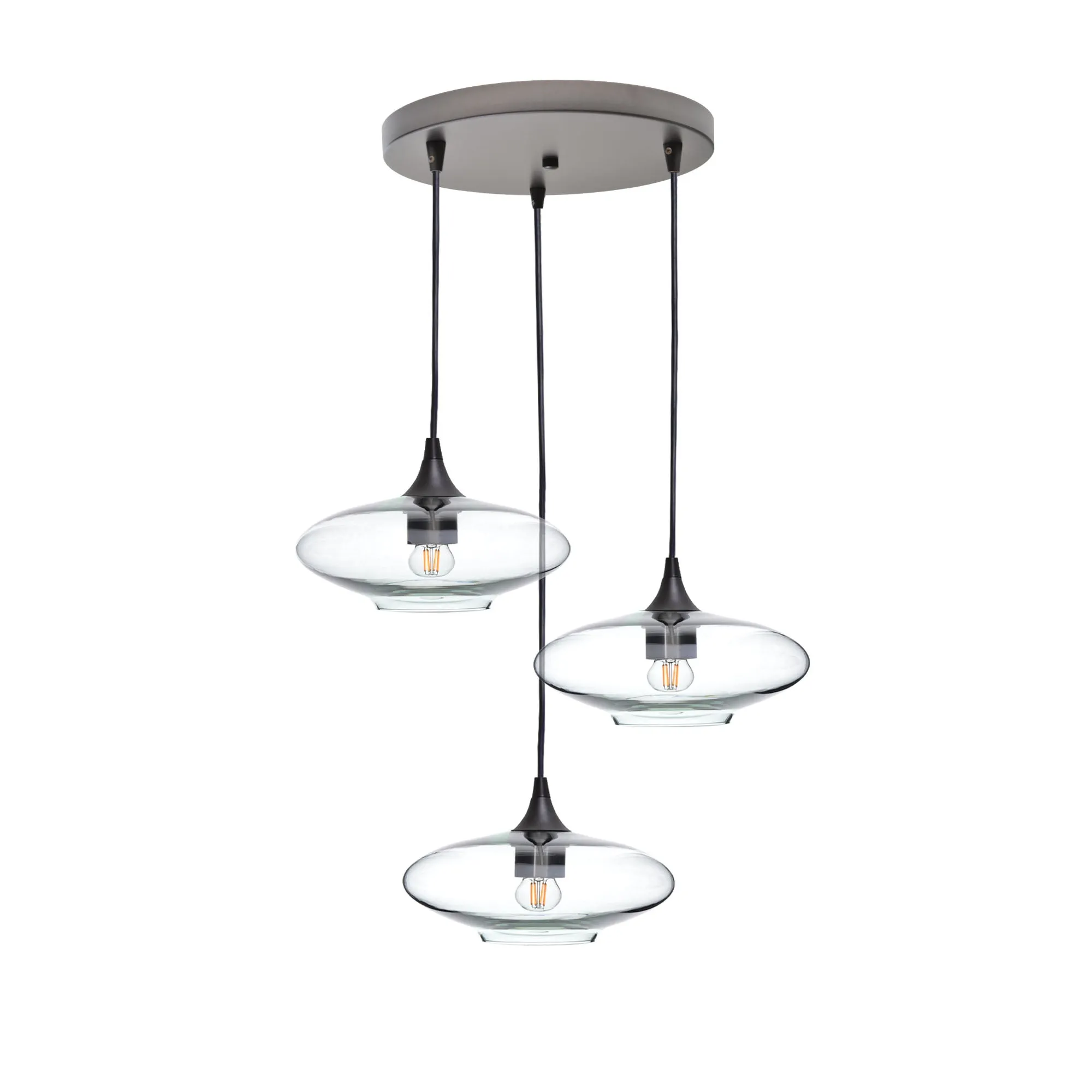 951 Lucent: 3 Pendant Cascade Chandelier