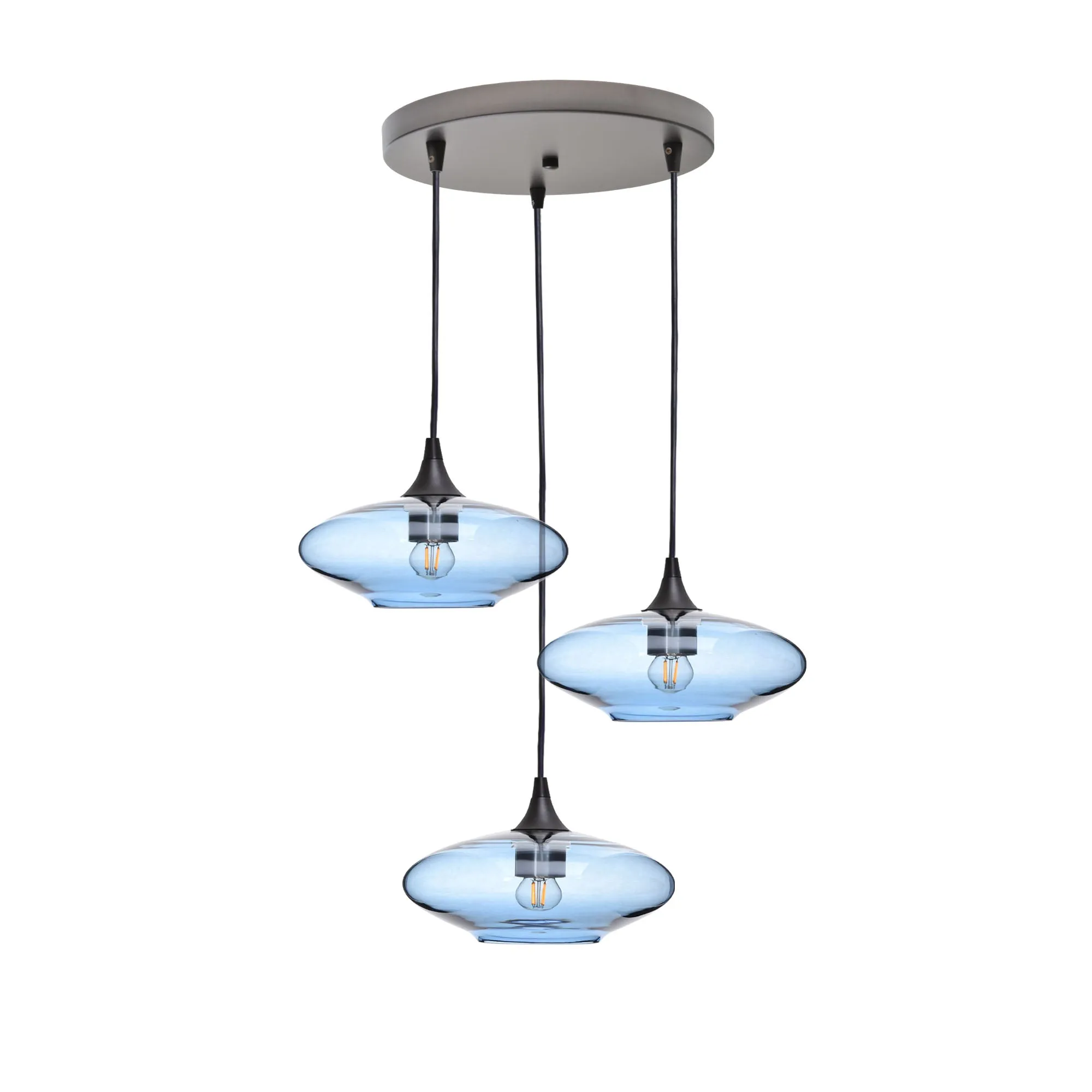 951 Lucent: 3 Pendant Cascade Chandelier