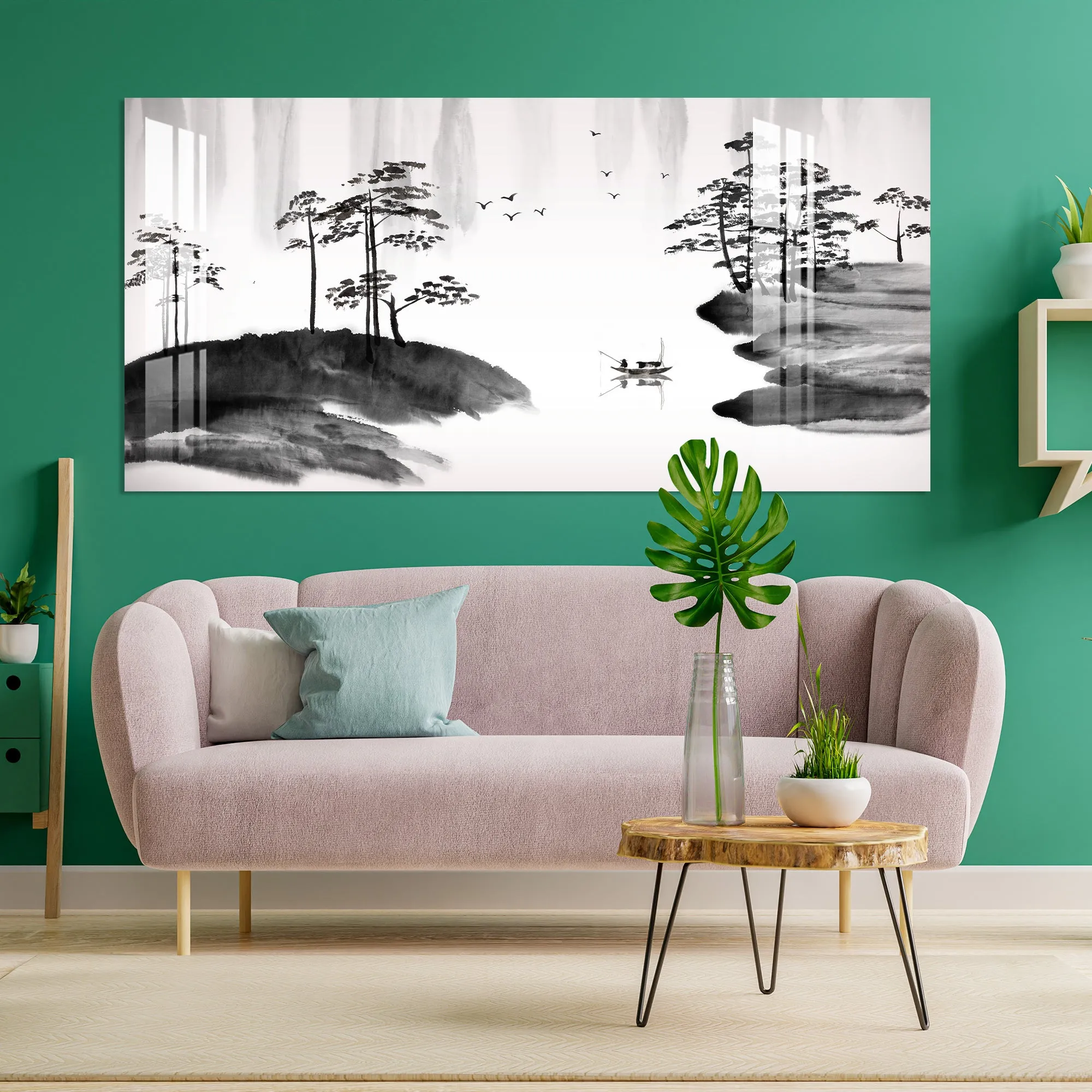 A Man & The Forest Acrylic Wall Art