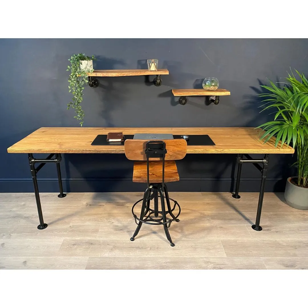 AC-16 Industrial Pipe Office Desk - 66cm Depth