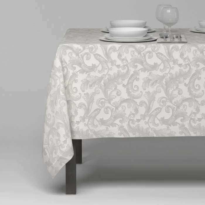 Acanto Italian Cotton Jacquard Tablecloth