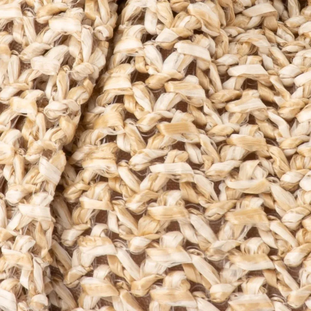 Amalia Petite Gathered Clutch in Natural