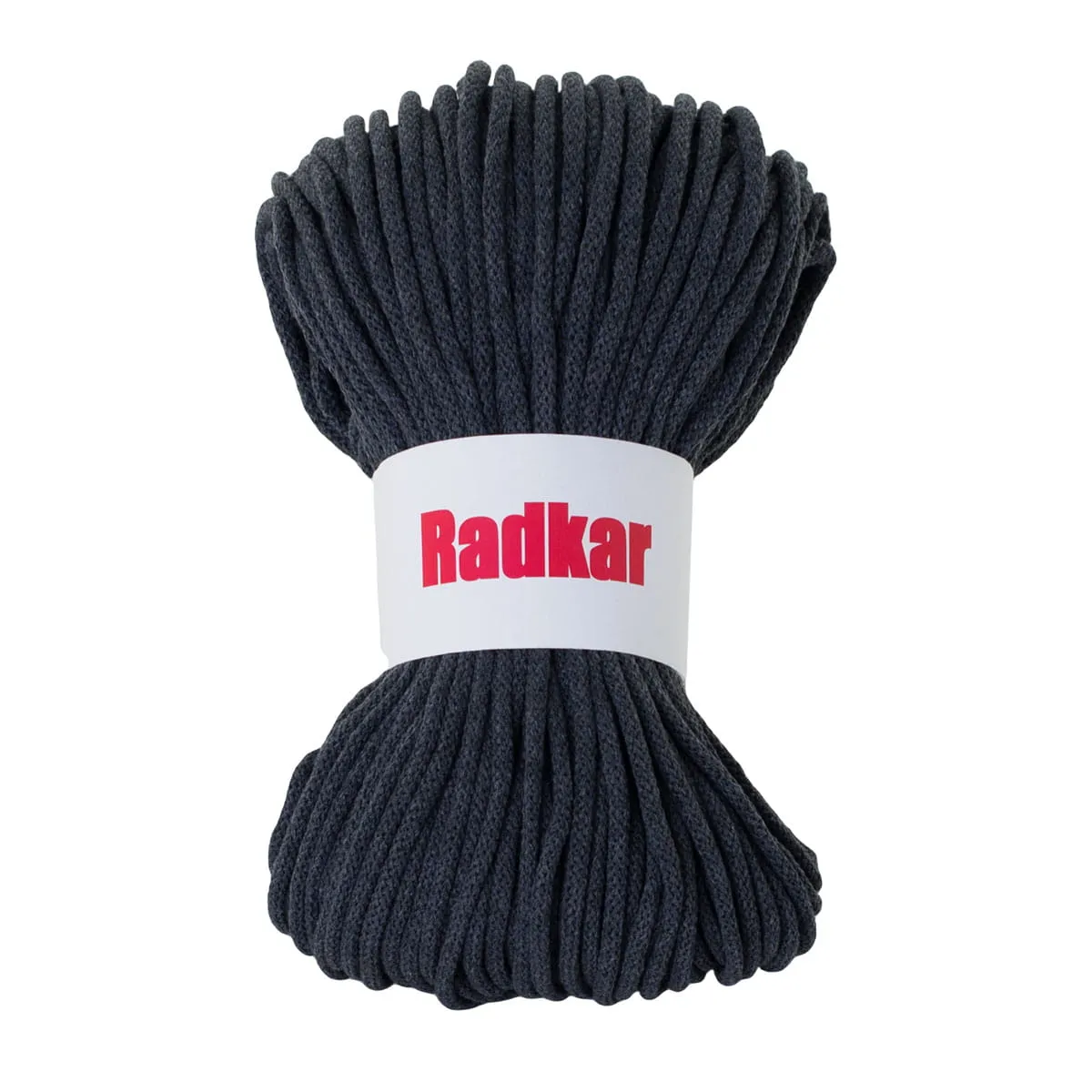 Anthracite 175 braided cotton cord 5mm