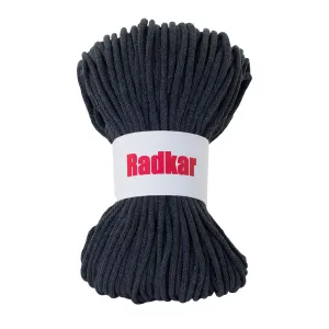 Anthracite 175 braided cotton cord 5mm