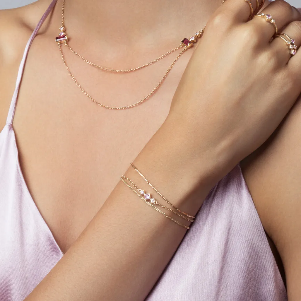 Array Bracelet - Solid gold delicate bracelet
