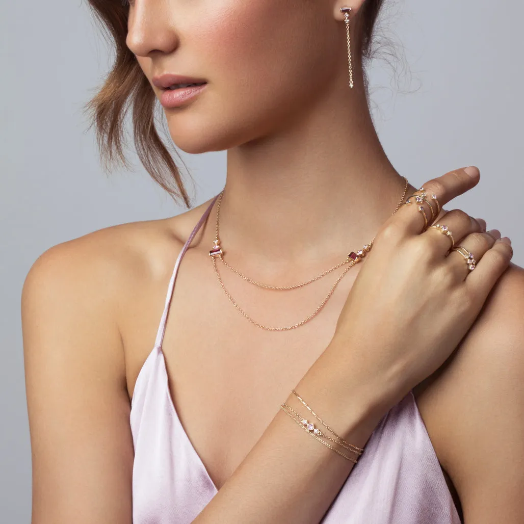 Array Bracelet - Solid gold delicate bracelet
