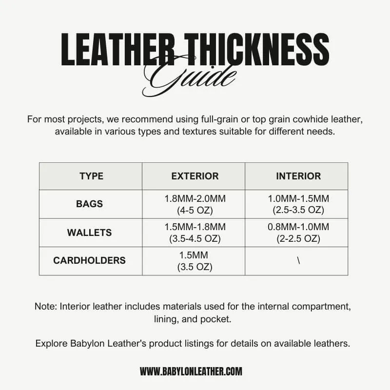 BABYLON™ Leather Card Holder DIY Pattern AAB-745