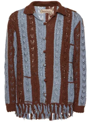 Baziszt   Crocheted cotton overshirt 