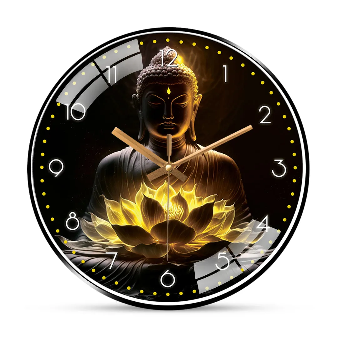 Beautiful buddha wall clock