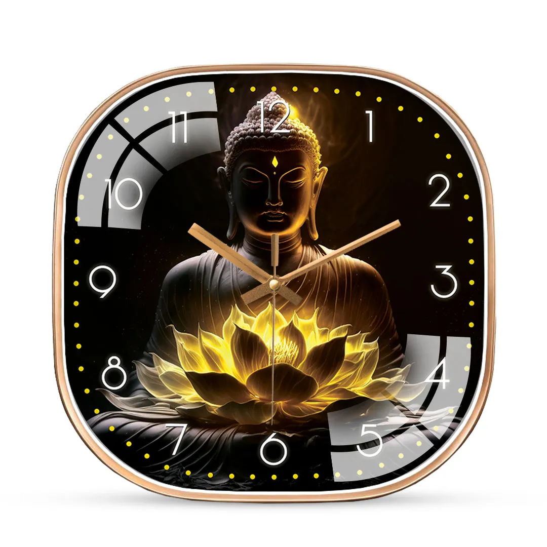 Beautiful buddha wall clock