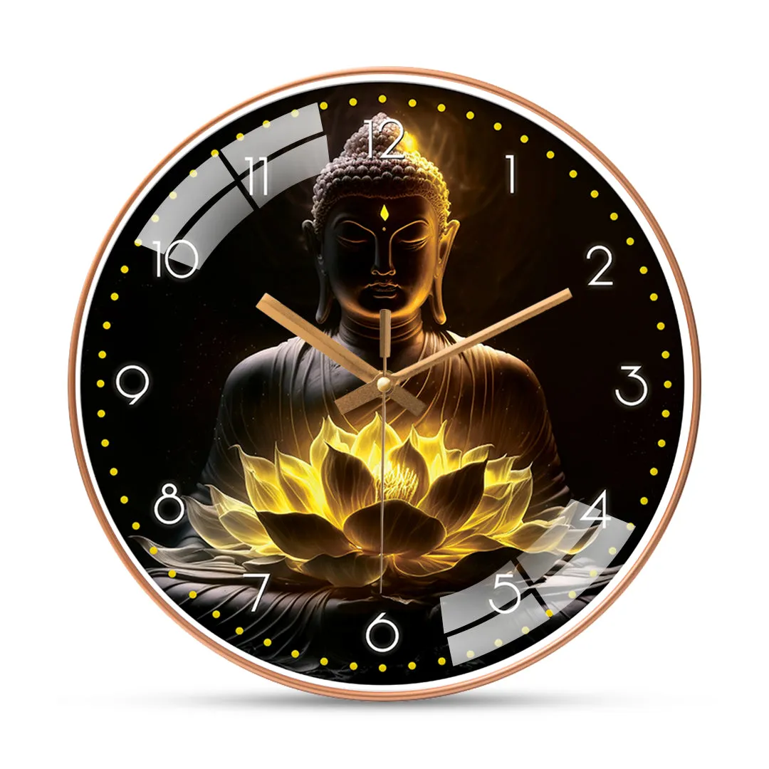 Beautiful buddha wall clock
