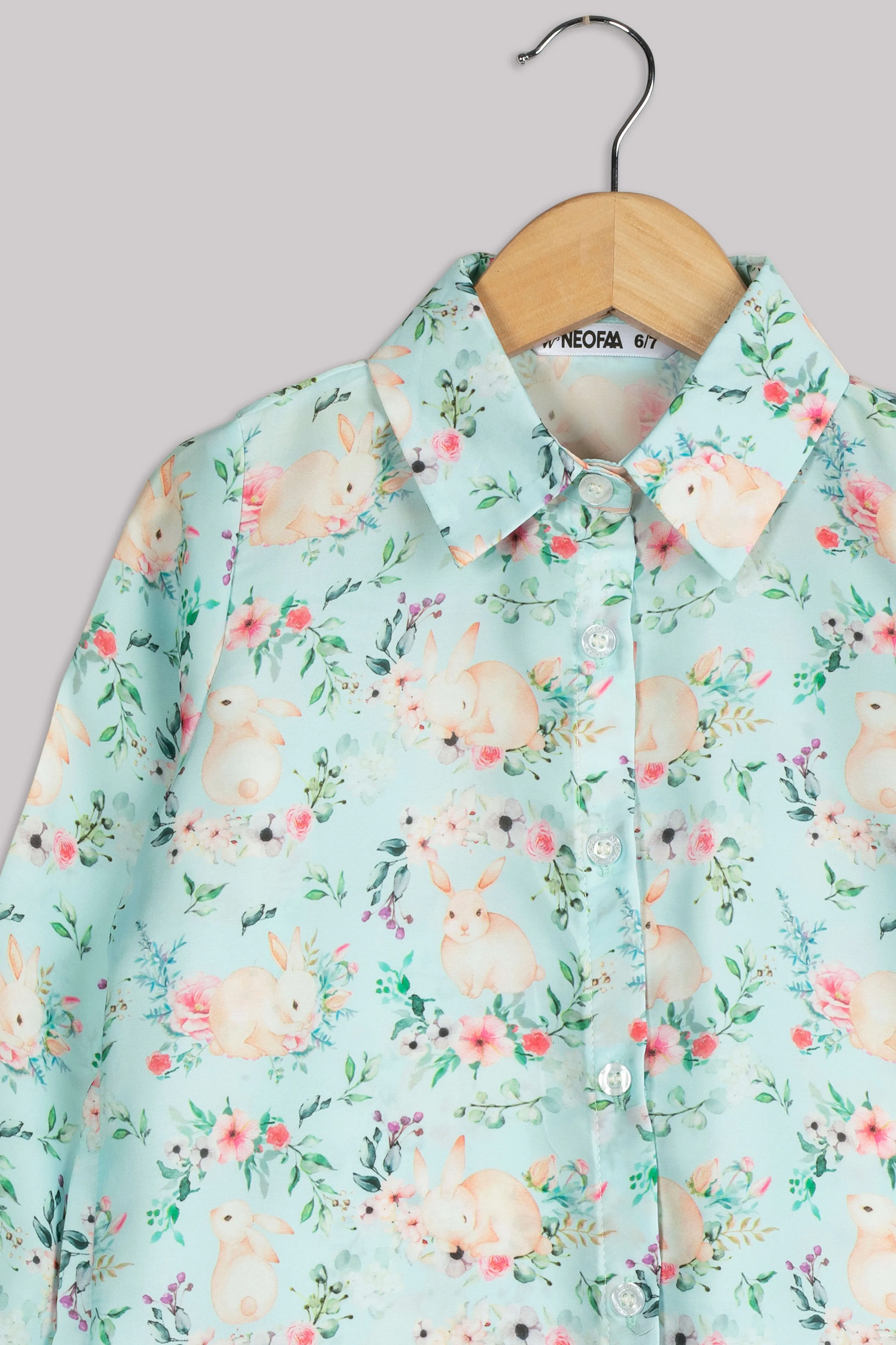 Beautiful Bunny Shirt For Girls