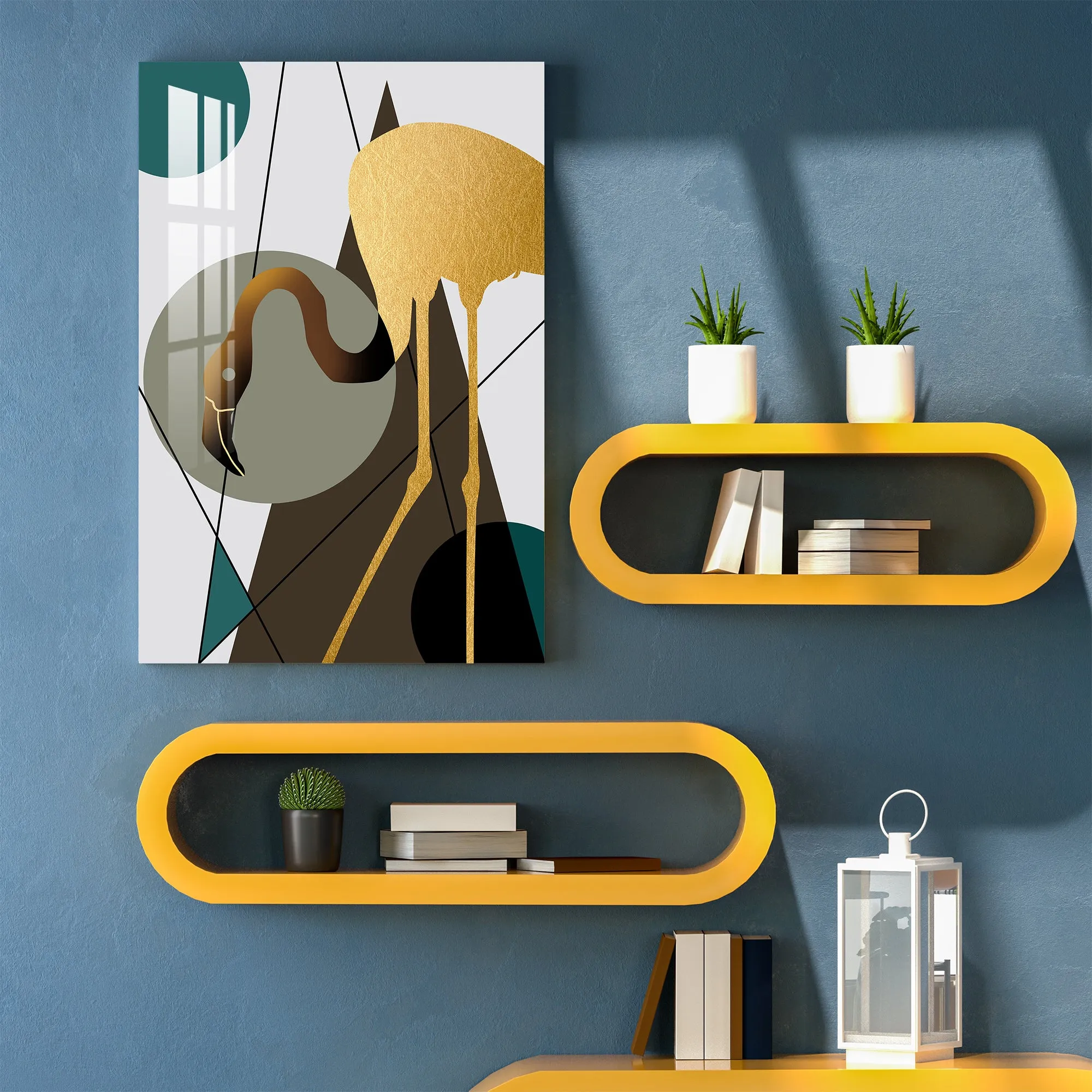 Beautiful Crane Acrylic Wall Art