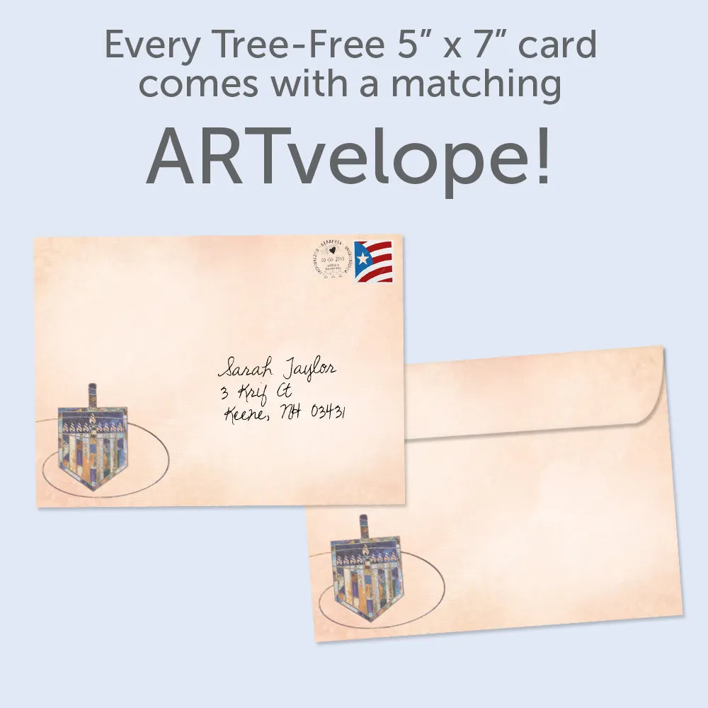 Beautiful Dreidel Holiday 12 Pack