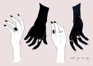 Beautiful Hands Postcard