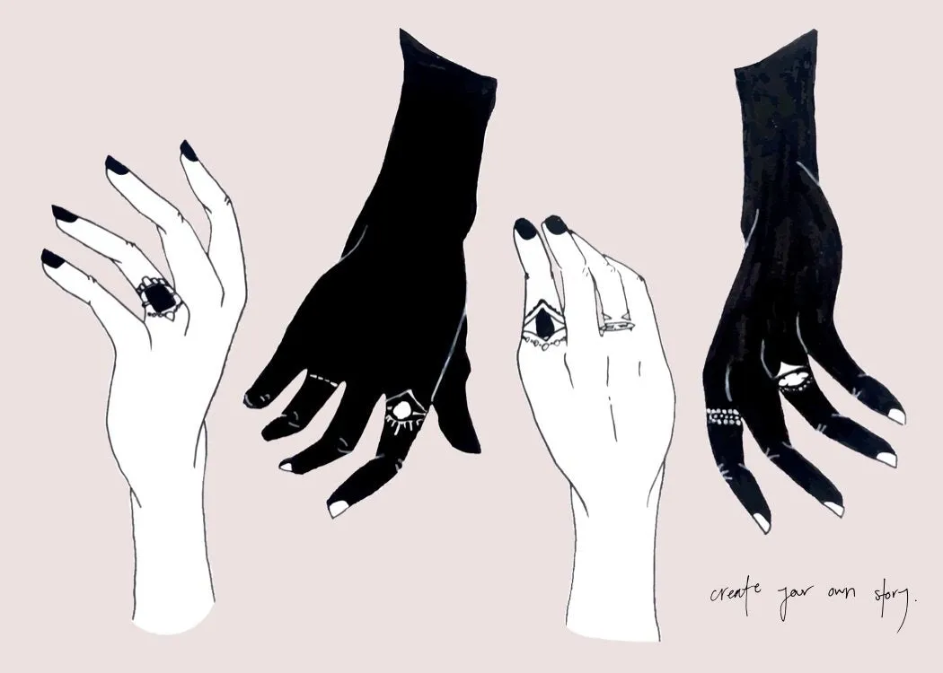Beautiful Hands Postcard