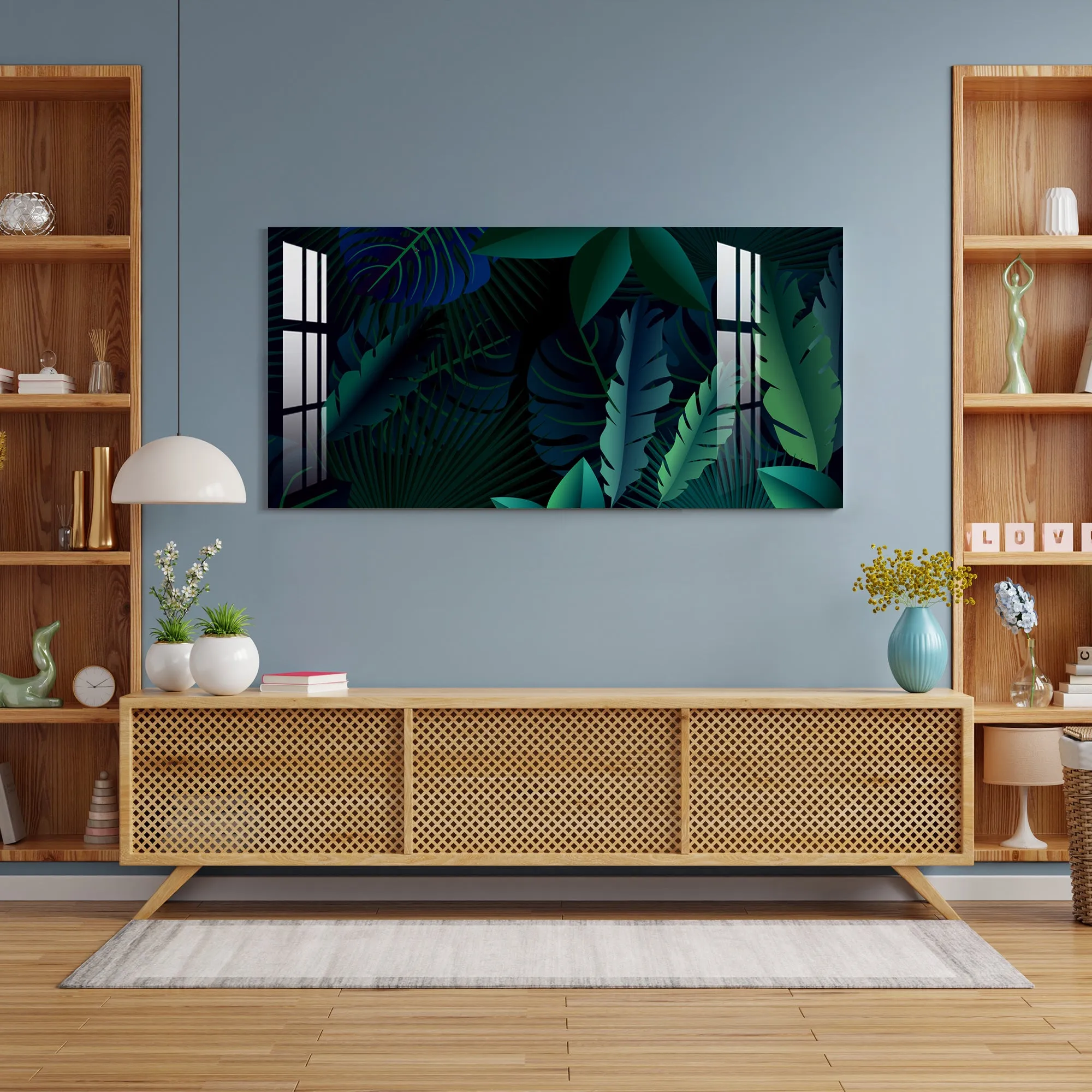Beautiful Leaves Acrylic Wall Art