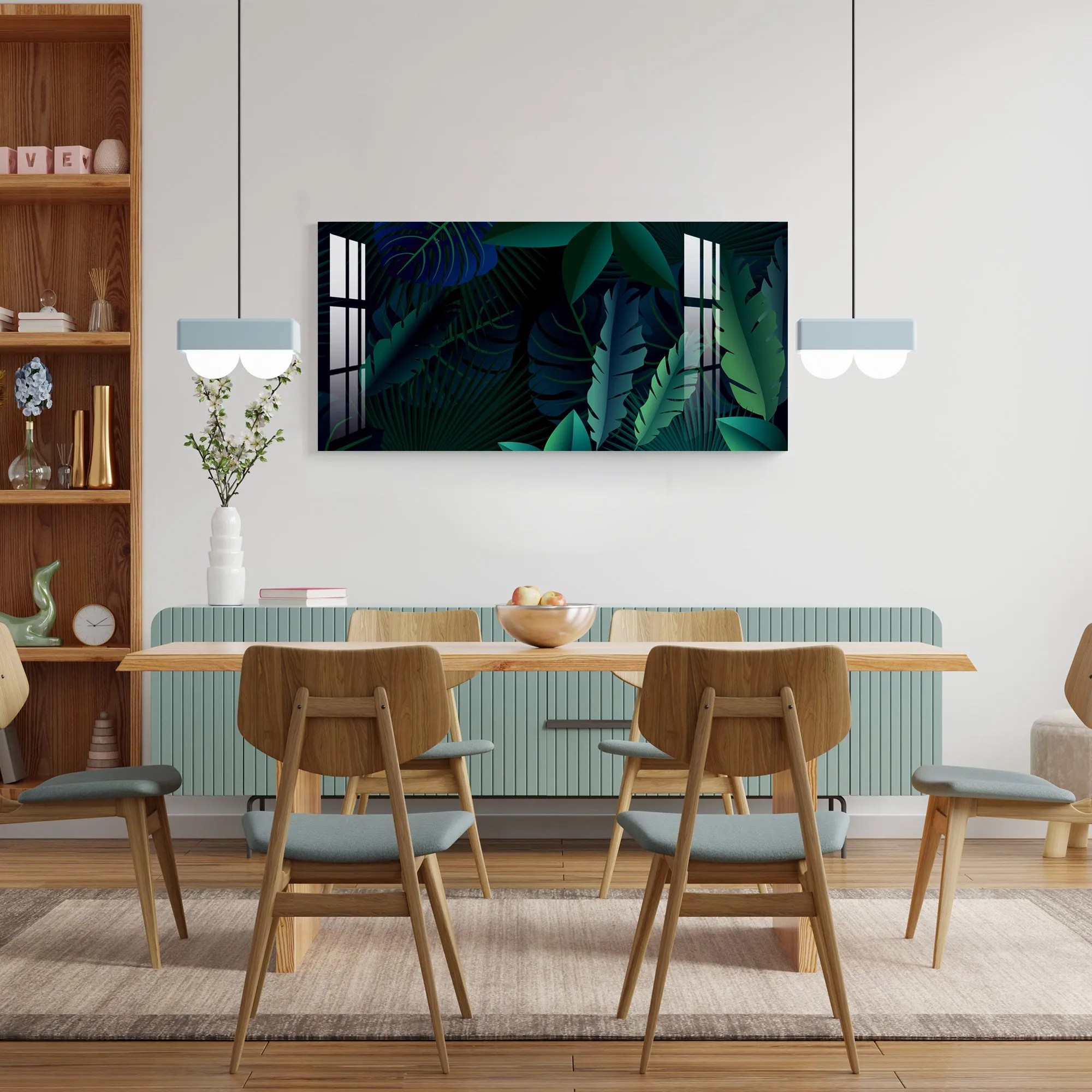 Beautiful Leaves Acrylic Wall Art