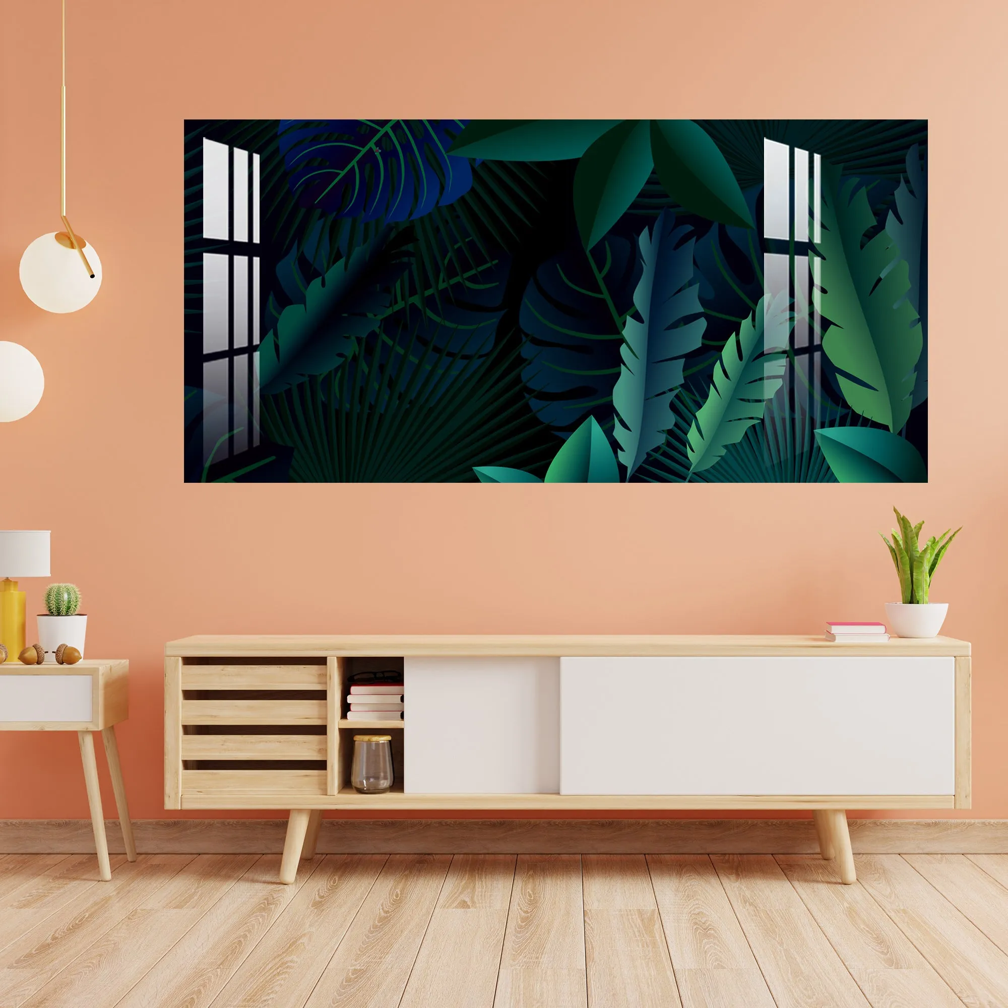 Beautiful Leaves Acrylic Wall Art