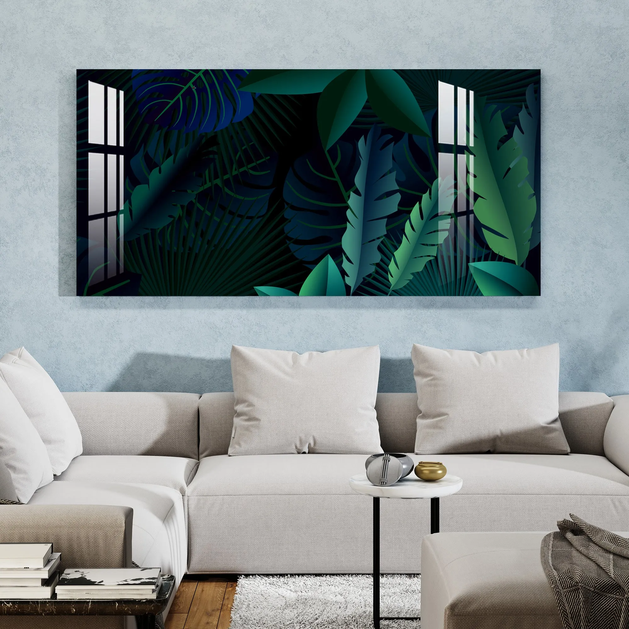 Beautiful Leaves Acrylic Wall Art