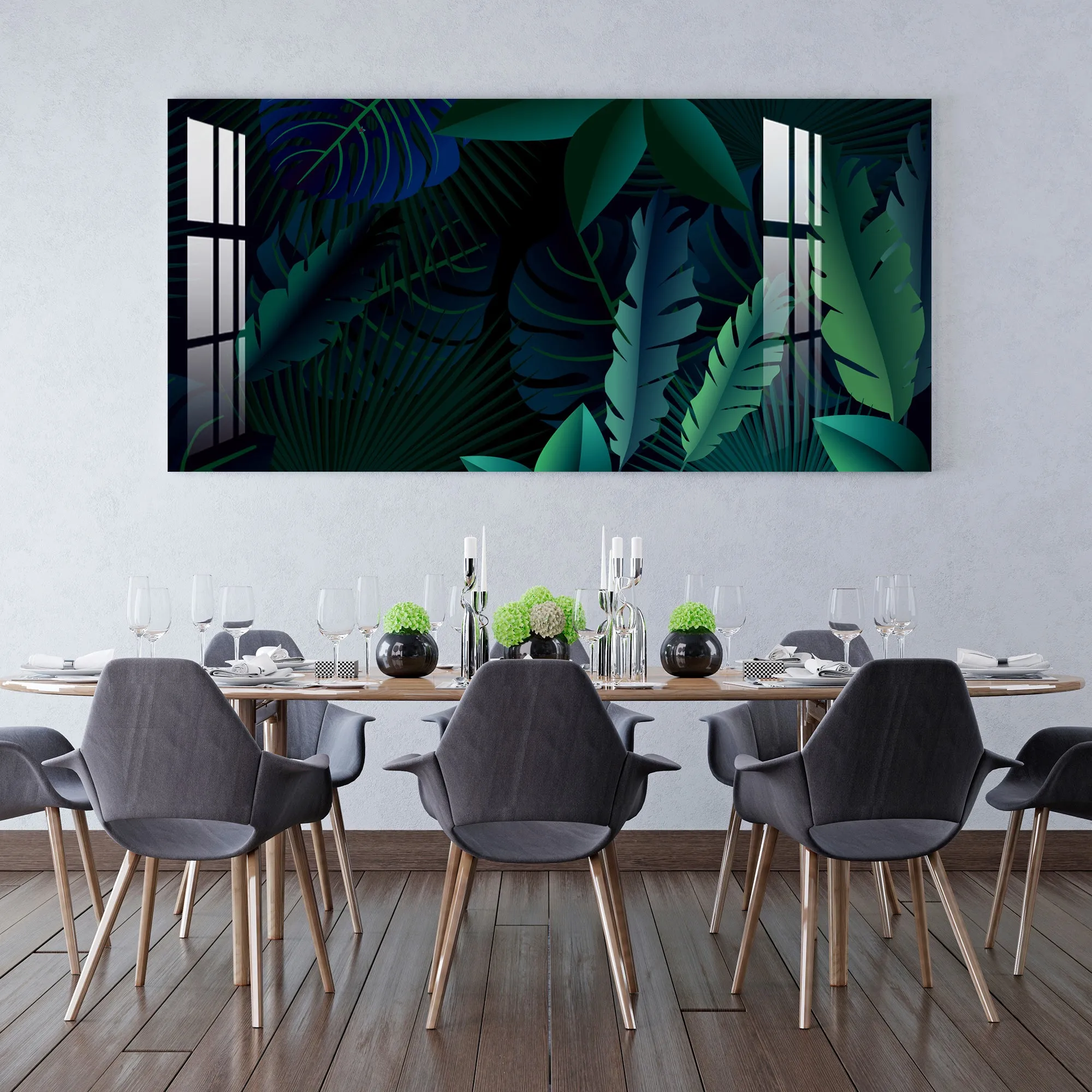 Beautiful Leaves Acrylic Wall Art