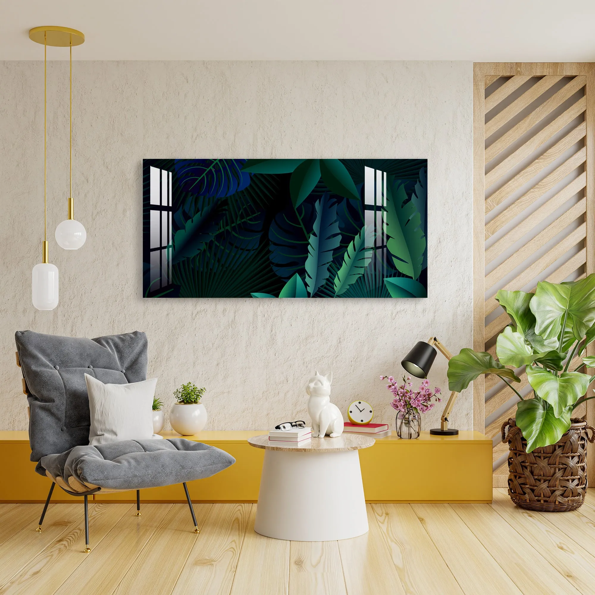 Beautiful Leaves Acrylic Wall Art