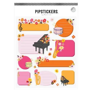 Beautiful Music Labels (5ct) Stickers