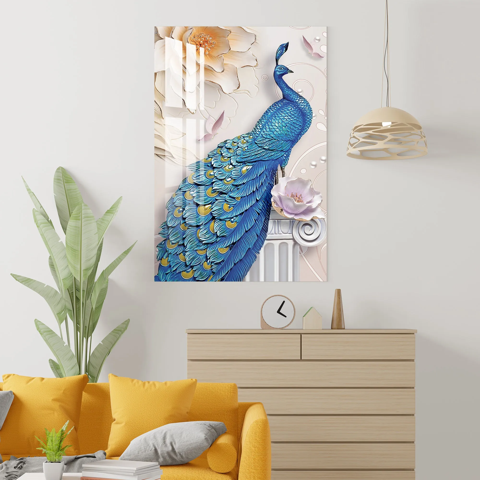 Beautiful Peacock Acrylic Wall Art