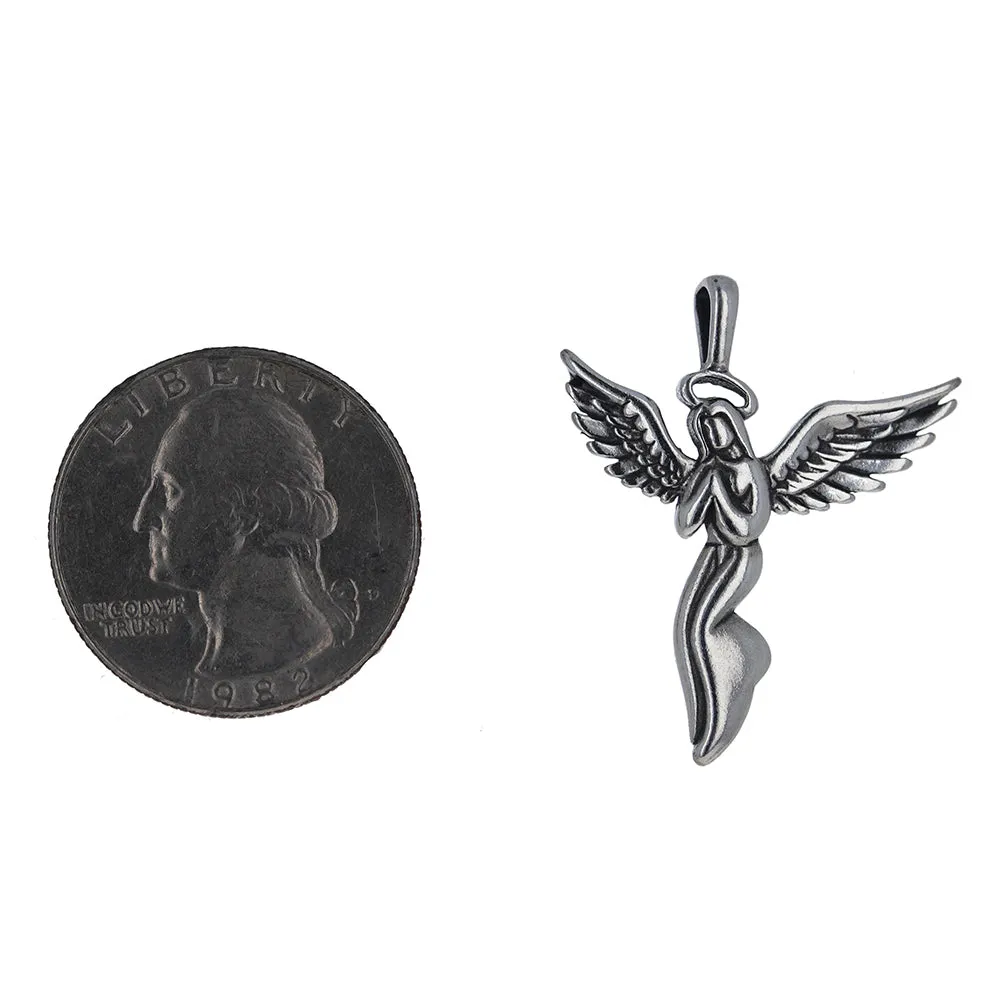 Beautiful Sterling Silver Angel Pendant