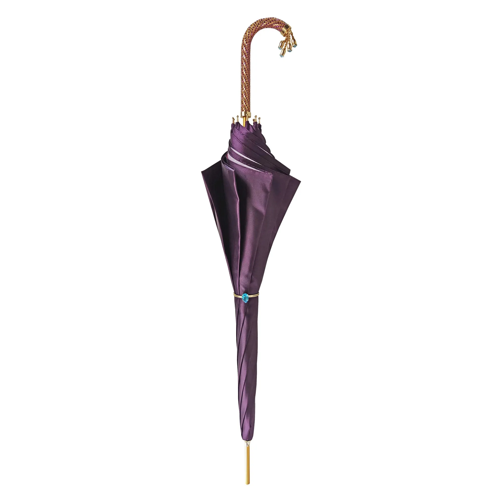 Beautiful umbrella with Amethyst crystals