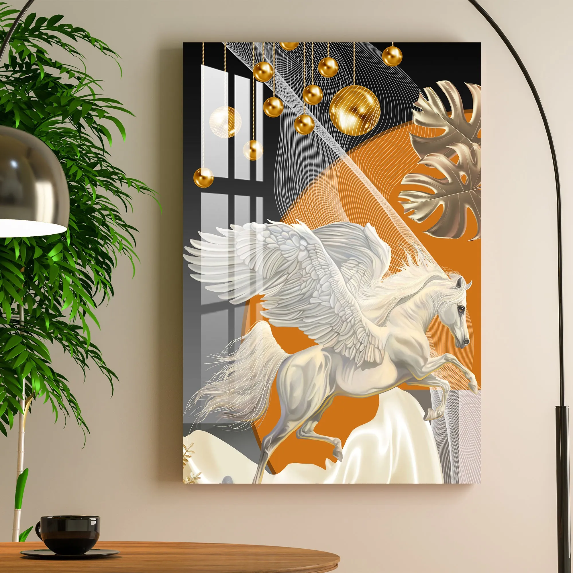 Beautiful Unicorn Acrylic Wall Art