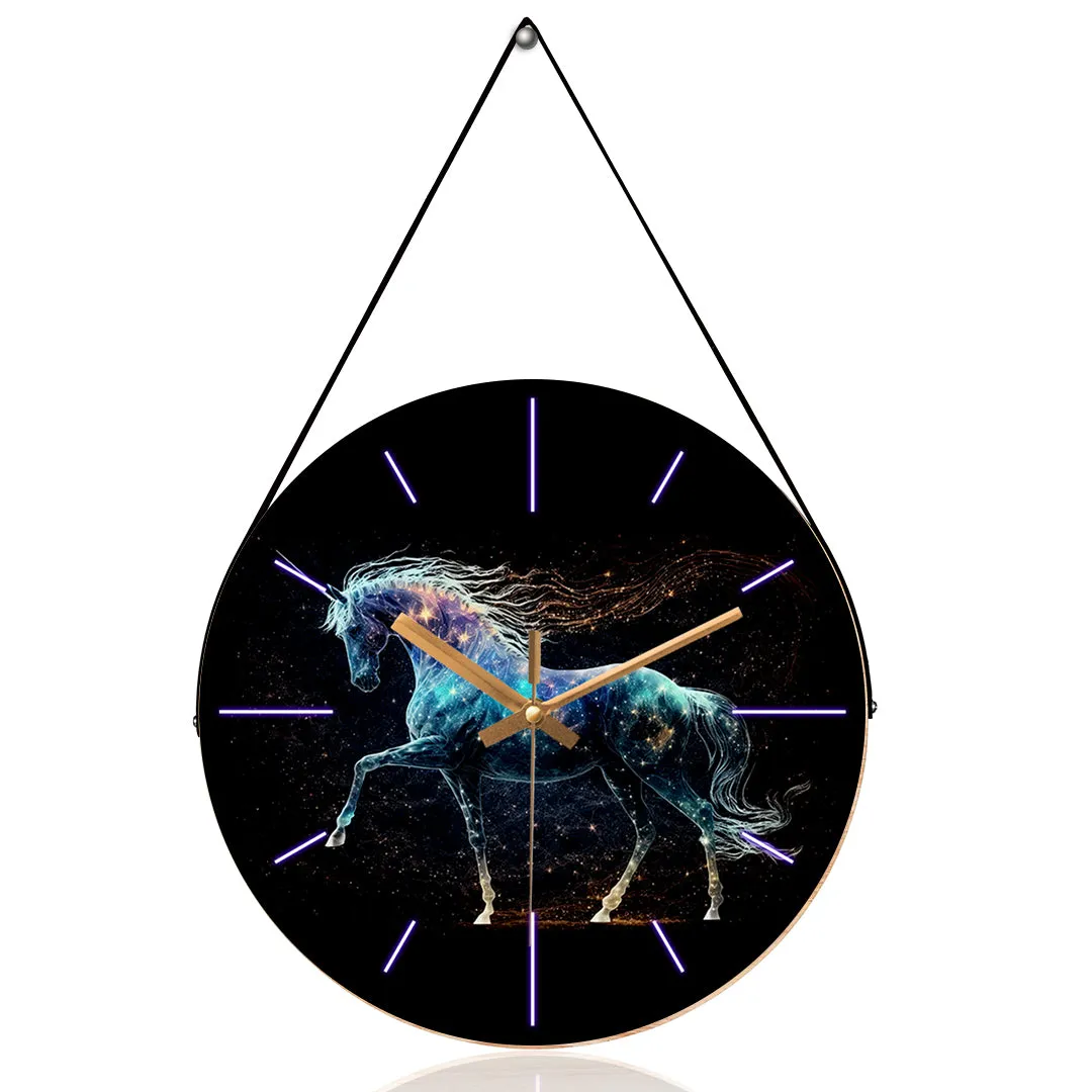 Beautiful unicorn wall clock